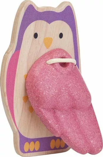 Καστανιέτα Plan Toys Κουκουβάγια Ξύλινη για 18+ Μηνών