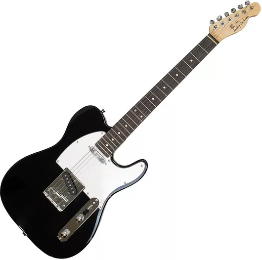 Ηλεκτρική Κιθάρα Jacky Jackson LAST34 με SS Διάταξη Μαγνητών Ταστιέρα Rosewood σε Χρώμα Black Gloss