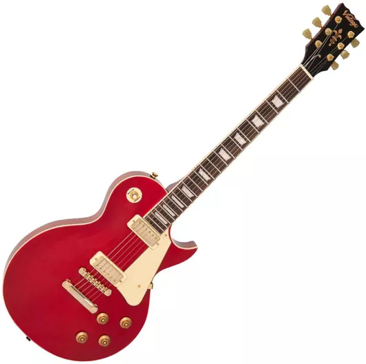 Ηλεκτρική Κιθάρα Vintage V100MWR με HHS Διάταξη Μαγνητών Ταστιέρα Rosewood σε Χρώμα Wine Red