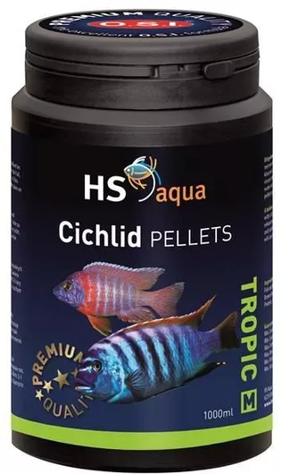 Τροφή Ψαριών HS Aqua για Κιχλίδες 1Lt