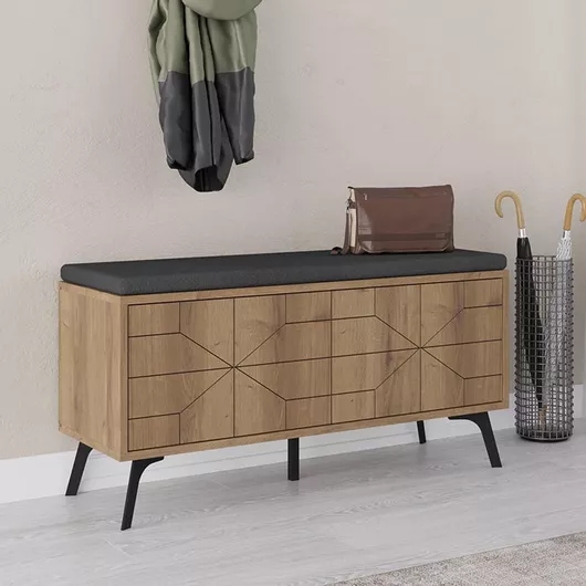 Ξύλινη Παπουτσοθήκη Dune 107x35x55cm