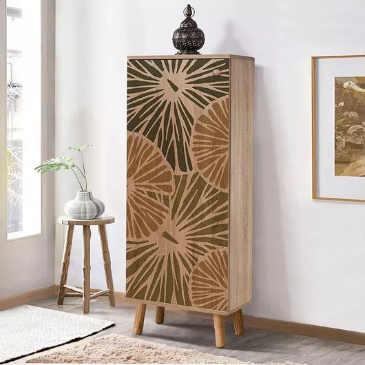 Παπουτσοθήκη Soho GP052-0001 Ξύλινη με 8 Ράφια 50x38x135cm Sonoma