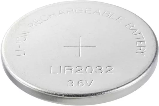 Επαναφορτιζόμενη Μπαταρία LIR2032 Li-ion 40mAh 3.6V 1τμχ