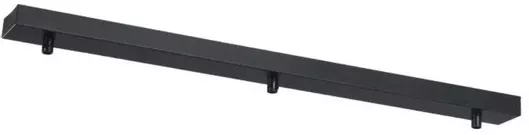 Ροζέτα Stimeno Φωτιστικού Οροφής με 3 Τρύπες 500x50mm Μαύρο