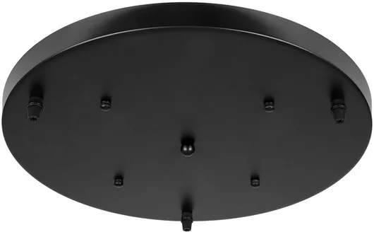Ροζέτα Φωτιστικού Οροφής GloboStar Μαύρο