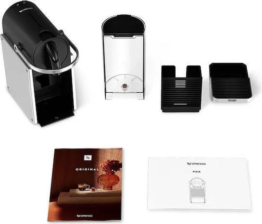 De'Longhi Pixie Καφετιέρα για Κάψουλες Nespresso Πίεσης 19bar Silver