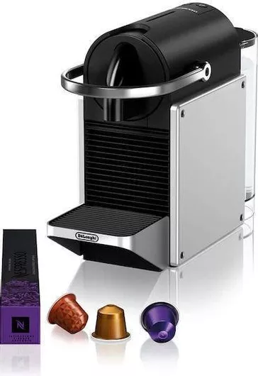 De'Longhi Pixie Καφετιέρα για Κάψουλες Nespresso Πίεσης 19bar Silver
