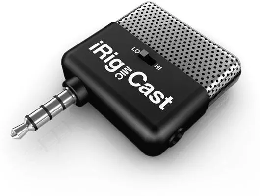 Μικρόφωνο IK Multimedia IRIG-CAST Πυκνωτικό Shock Mounted / Clip On Φωνής Μαύρο