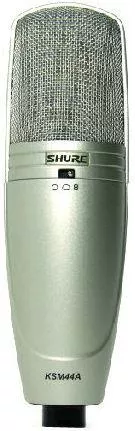 Μικρόφωνο Shure KSM44A Πυκνωτικό Shock Mounted / Clip On Φωνής Ασημί