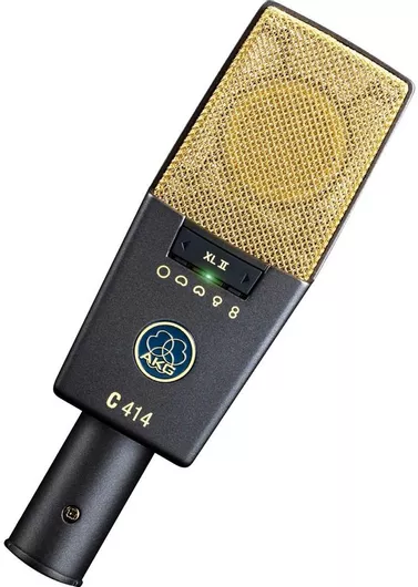 Μικρόφωνο AKG C414 XLII Πυκνωτικό Shock Mounted / Clip On Φωνής Μαύρο