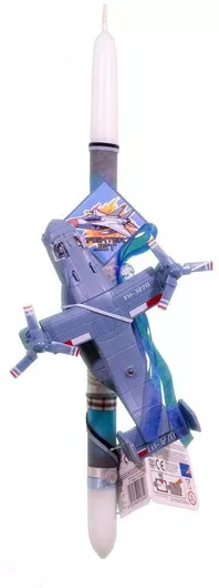 Πασχαλινή Λαμπάδα Comfuzio με Ελικοφόρο Αεροπλάνο Τυχαία Επιλογή Σχεδίου