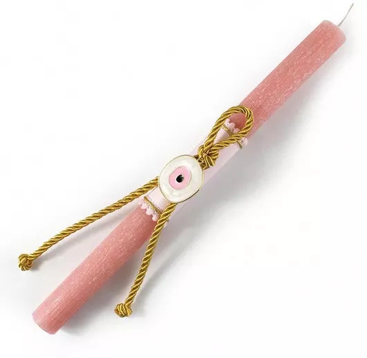 Πασχαλινή Λαμπάδα Τούντζης Μπεμπέ Μάτι Ροζ