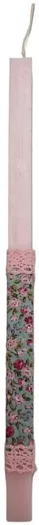 Πασχαλινή Λαμπάδα 32648-40 Λουλούδια Ροζ
