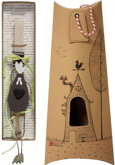 Πασχαλινή Λαμπάδα Synchronia LA19127C Κότα Γκρι