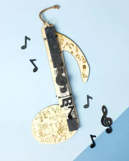 Πασχαλινή Λαμπάδα Lifelikes 29cm Νότα Γκρι