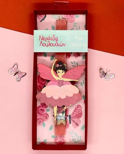 Πασχαλινή Λαμπάδα Lifelikes 24cm Νεράιδα Λουλουδιών σε Κουτί Κόκκινο