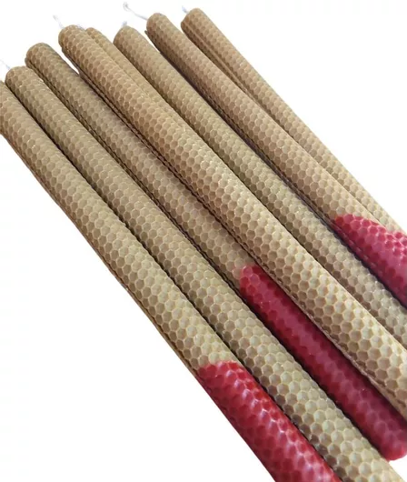 Πασχαλινή Λαμπάδα Μελισσοκέρι Melicera Κόκκινο