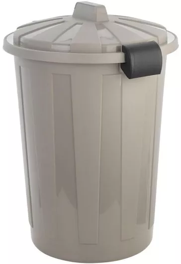 Κάδος Απορριμμάτων Estia Πλαστικός 60lt Γκρι