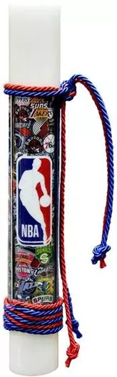 Πασχαλινή Λαμπάδα Gerakis 002969 Μπάσκετ NBA Λευκό