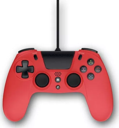 Gioteck VX4 Ενσύρματο Gamepad για PC/PS4 Κόκκινο