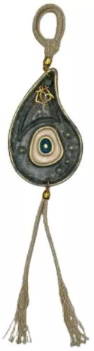 Μάτι G239 Δάκρυ Κρεμαστό Κεραμικό 45cm Πράσινο