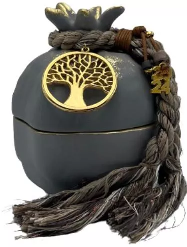 Ρόδι R-029 Φοντανιέρα Κεραμικό Γκρι