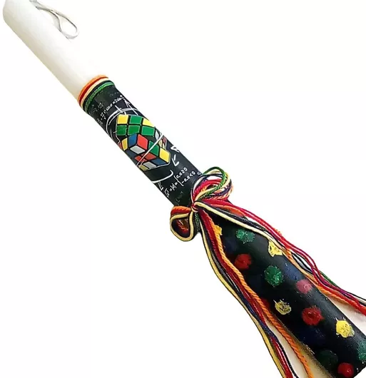 Πασχαλινή Λαμπάδα Melia Rubik Πολύχρωμο