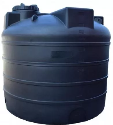 Δεξαμενή Στενή Κάθετη Πλαστικό 5500lt Μαύρο