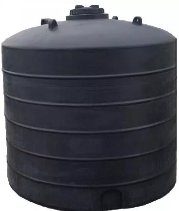 Δεξαμενή Στενή Κάθετη Πλαστικό 10000lt Γκρι