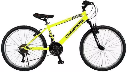 Παιδικό Ποδήλατο Champions  Mountain Bike V-Brakes Κίτρινο