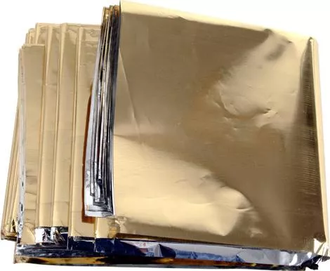 Αλουμινοκουβέρτα επιβίωσης 600100 Gold-Silver Emergency Blanket 210x160cm