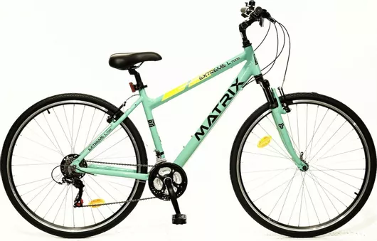 Ποδήλατο Matrix 21 Ταχύτητες 28" Trekking Αλουμίνιο V-Brakes Πράσινο