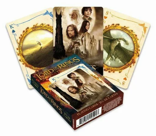 Τράπουλα Aquarius The Two Towers Συλλεκτική Lord Of The Rings Πλαστικοποιημένη για Poker