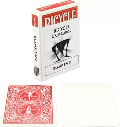 Τράπουλα Bicycle Blank Face Πλαστικοποιημένη Κόκκινο