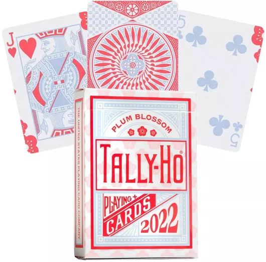 Τράπουλα Tally-Ho Πλαστική για Poker Κόκκινο