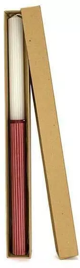 Πασχαλινή Λαμπάδα Χειροποίητη Ριγέ Δίχρωμη Τυχαία Επιλογή Χρώματος