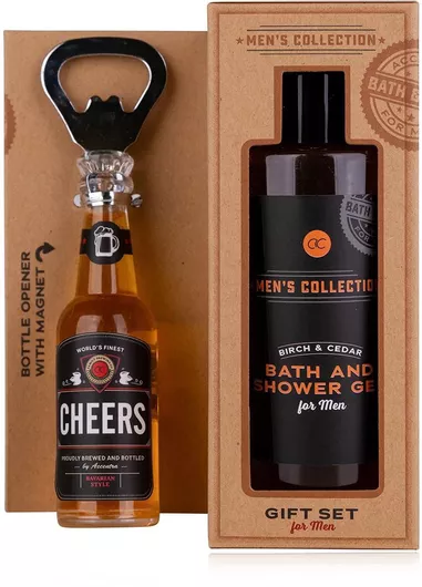 Ανδρικό Σετ Περιποίησης Accentra Men's Collection με Ανοιχτήρι Μπουκαλιών & Αφρόλουτρο