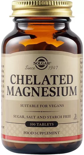 Solgar Chelated Magnesium 100 Ταμπλέτες