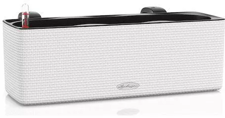 Κασπώ Lechuza Cube Color Triple Λευκό