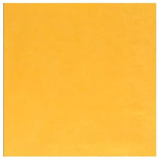 Χαρτοπετσέτα Πολυτελείας Κίτρινη 33x33cm Σετ 100τμχ