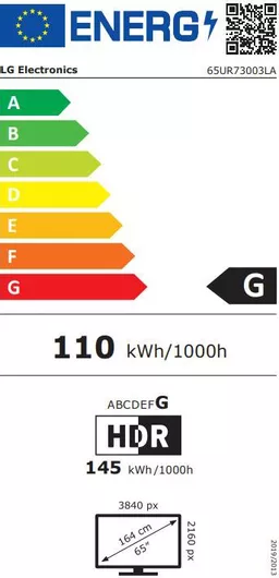 Τηλεόραση LG Smart 50" 4K UHD LED 50UR73003LA HDR 2023