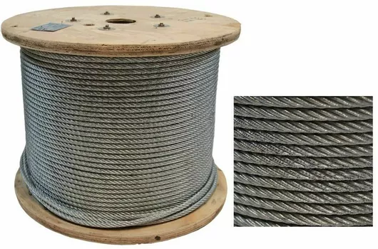 Συρματόσχοινο 07823 Γαλβανιζέ 4mm 500m 21.2 kg