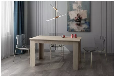 Τραπέζι Τραπεζαρίας Hazel Ξύλινο 140x80x75cm Sonoma