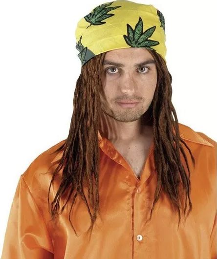 Αποκριάτικο Αξεσουάρ Clown Republic Μπαντάνα Jamaica Πολύχρωμο