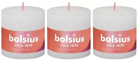 Διακοσμητικό Κερί Bolsius 3τμχ 100x100mm