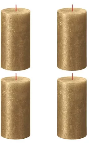 Διακοσμητικό Κερί Bolsius 4τμχ 130x68mm