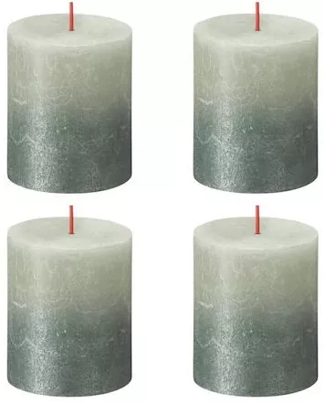 Διακοσμητικό Κερί Bolsius 4τμχ 80x68mm