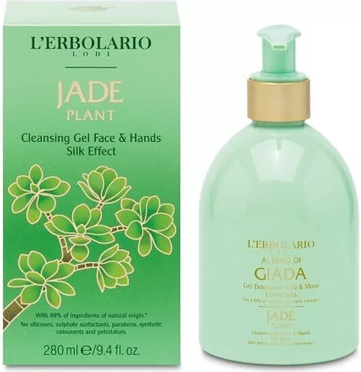 L' Erbolario Albero Di Giada Gel Detergente Viso & Mani Albero Di Giada Gel Καθαρισμού Προσώπου 280ml