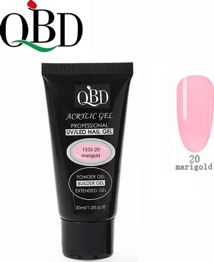 Acrygel Νυχιών QBD Marigold Πολύχρωμο 30ml