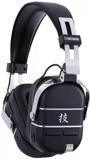 Boss Waza Air Bass Ασύρματα Bluetooth Over Ear Ακουστικά με 12 ώρες Λειτουργίας Μαύρο